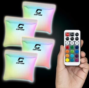 NWOT Color Changing LED Light Up Cornhole Bean Bags